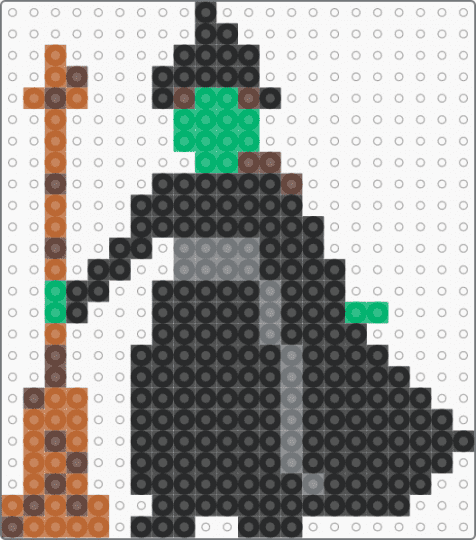elphaba - black,tan,wicked,elphaba,glinda