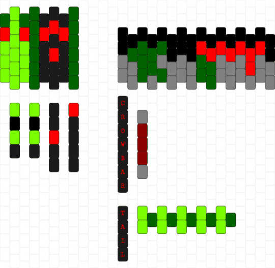 Griefer Doll :3 - green,black,red,grey,roblox,block tales