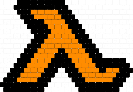 Lambda - orange,black,half life,halflife,hl
