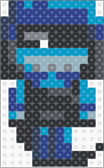 Benry // HLVRAI - blue,light blue,hlvrai,black,charm