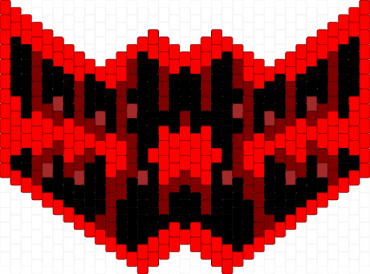 Black Teeth Mask - red,brown