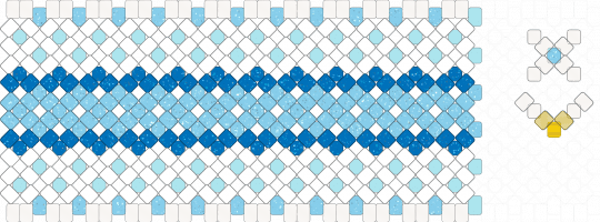 Angel Cuff + Bumpers (Layered) - blue, light blue