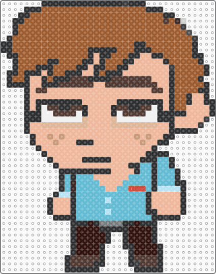Robert Robertson III chibi - tan,beige,dispatch,chibi,dispatch game