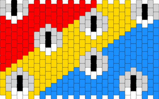 Weirdcore primary colors & eyes - yellow,light blue