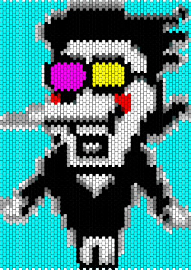 Spamton g SPAMTON!!! - light blue,beige,deltarune,spamton,kris,tenna,undertale