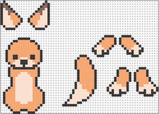 Fox ragdoll because yes - beige, orange