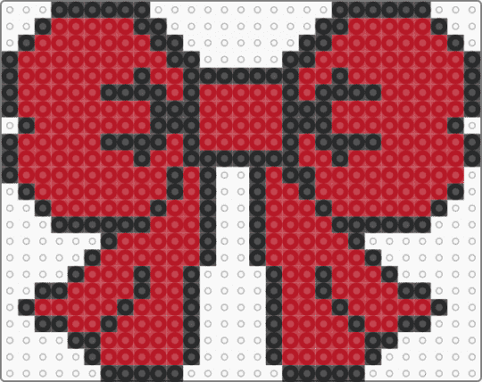 Red bow - black,red