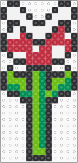 Piranha Plant 4 - red,green