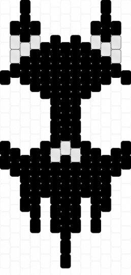 Blitzø head pattern - black,helluvaboss,blitz,kandi