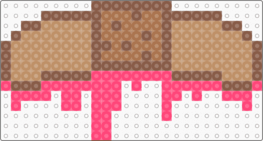 Bloody bandaid - tan,fuse bead pattern,bloody,cute,bandage,bandaid