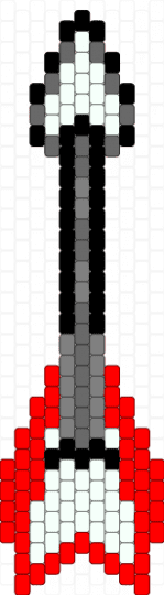 Bonnie's guitar - red,gray,fnaf,five nights at freddys,bonnie,bonnie the bunny,guitar,bonnies guitar