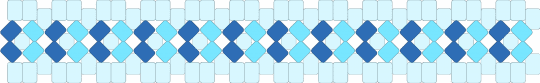 shiny glaceon mini rotater - blue, light blue, white