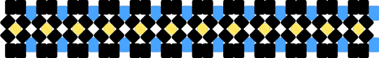 shiny umbreon mini rotater - black, light blue, yellow