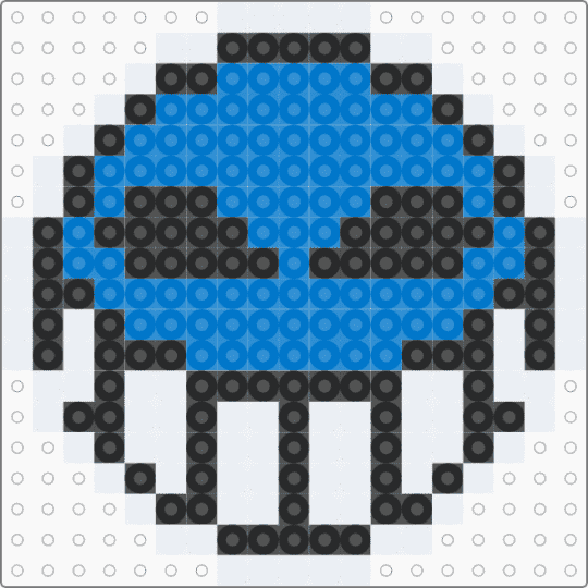 Ace charm (2) - blue,white