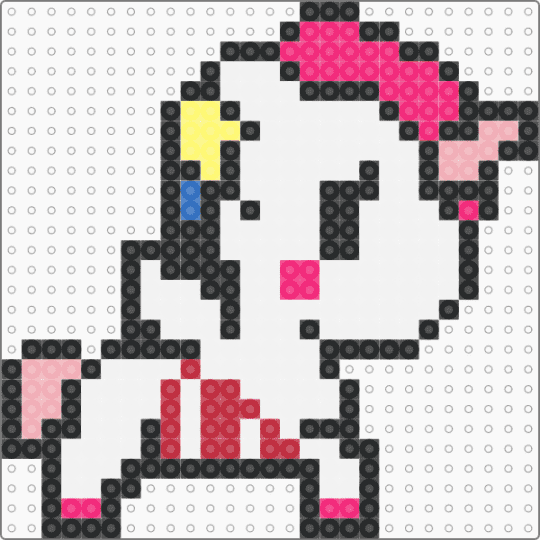 gory tokidoki - remix - white,pink,beige,red