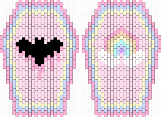 coffin bag remix - wip - white,pink