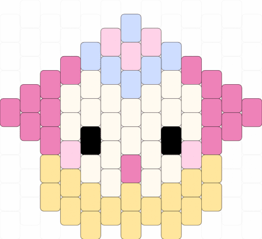 pastel clown - remix - pink,yellow