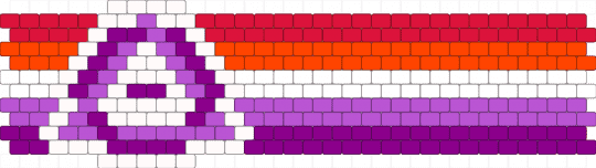 Lesbian Therian Cuff - pink,red,lesbian,remix,cuff,therian,pride,wlw