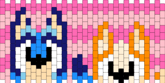 Bluey And Bingo Cuff - pink,bluey,bingo,kids,tv,show,kids show,cute