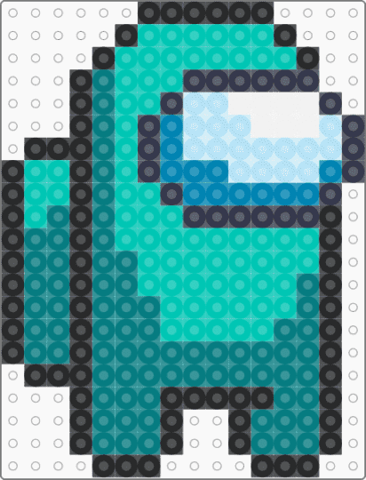 Cyan Crewmate - teal,amongus,cyan,crewmate