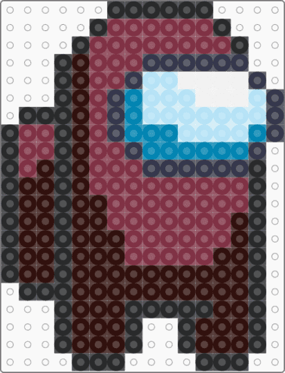 Maroon Crewmate - brown,amongus,maroon,crewmate
