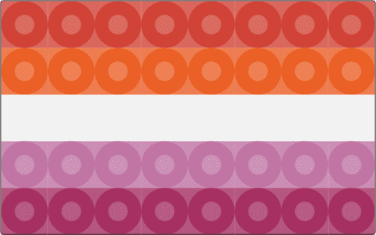 tiny lesbian flag - pink