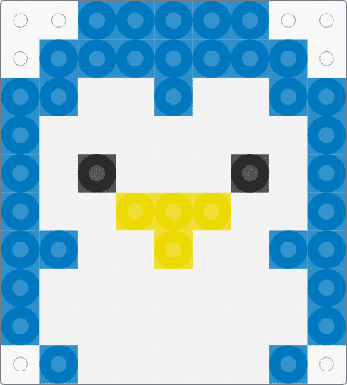 tiny penguin - blue