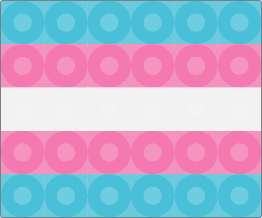 tiny trans flag - pink,light blue