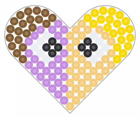 Suselle heart - deltarune, heart, lesbians, noelle, noelle deltarune, noelle holiday, susie, susie deltarune, yellow
