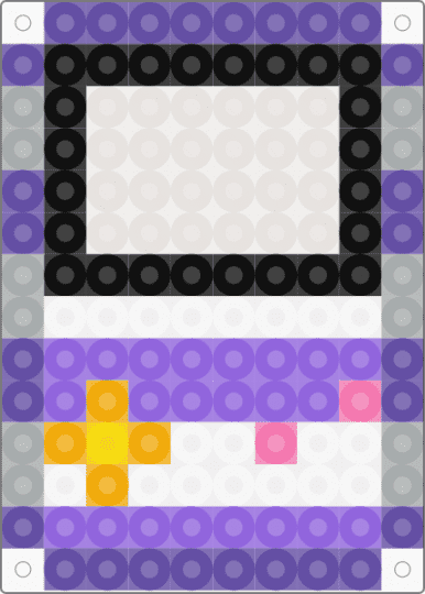 Jelli Gameboy - beige, detailed, gameboy, oc, purple, stripes, tadc, the amazing digital circus