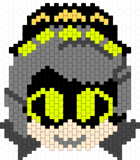 N bag front panel - dd, disassembly drone, glitch, glitch prod, gray, md, murder drones, murder drones n, n, yellow