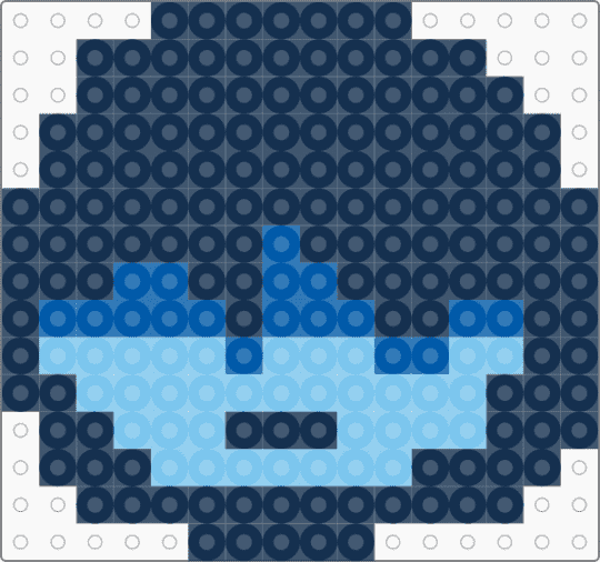 Kris perler - blue, character, deltarune, enby, kris, kris deltarune, nonbinary