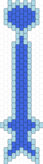 Silly star tie lol - light blue,blue