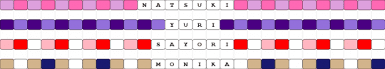 ddlc singles - pink,purple,ddlc,yuri,natsuki,sayori,monika,single,white,blue