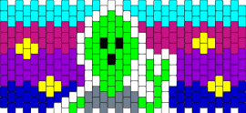 Alien 1 - alien,space,cuff,playful,galactic,twist,collection,green,purple