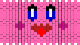 Kirby 2.0 - kirby,nintendo,cuff,character,playful,joy,expression,facial features,videogame,p