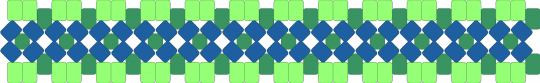 Squirm rotator 1/3 - green,blue