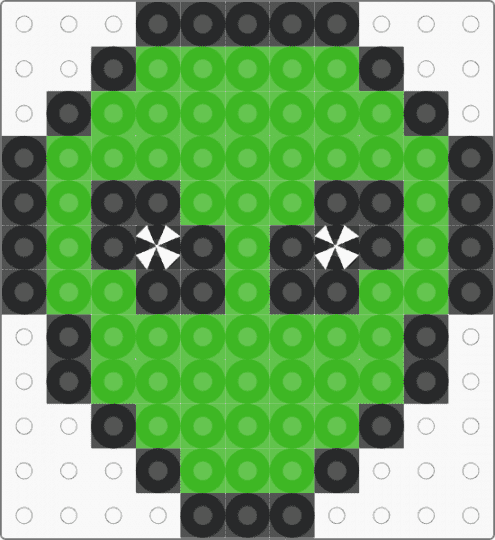 Alien charm (READ DESC) - black,green,alien,cute,scene,scenecore