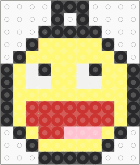 Epic Face Keychain! - yellow,epic face,emoji,roblox,goofy,happy,goofy ahh,scenecore,scene