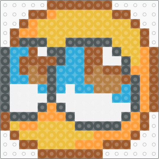 Lil guy emoji - tan,pink,yellow,goofy,lil guy,emoji,cute,sad,wahhh