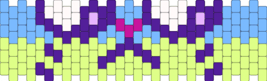 P3 of stealing stuff from kandipatterns - yellow,purple,light blue,cat,cuff,goofy,cute,kitten