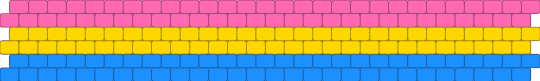 Pan - pink,yellow,light blue