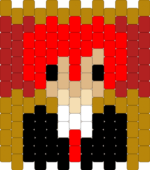 My toy teto (small) - gold,red