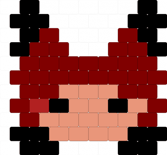 Alastor charm - orange,brown,alastor,hazbin hotel