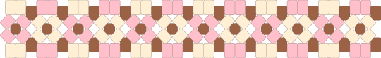 Pink Neapolitan X base - beige,pink,brown