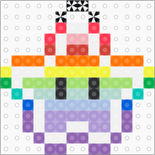 Rainbow mario star - pink,green,orange,colorful,mario,rainbow,gaming
