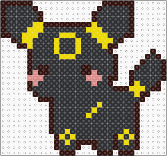 UMBREONNNN - black,brown,pokemon,eevee,eevee evolutions,umbreon,yellow,chibi,cute