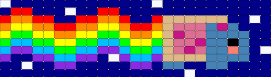 Nyan cat - purple
