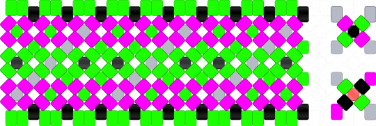 Neon green and pink rotator - green, hot pink, invader zim, neon, neon green, neon pink, pink, pink and green