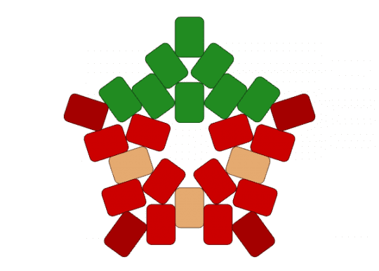 Strawberry star - cotdfruit, green, red, star, strawberry, strawberry star